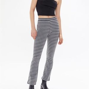 Urban Outfitters Gingham Kick Flare Pants